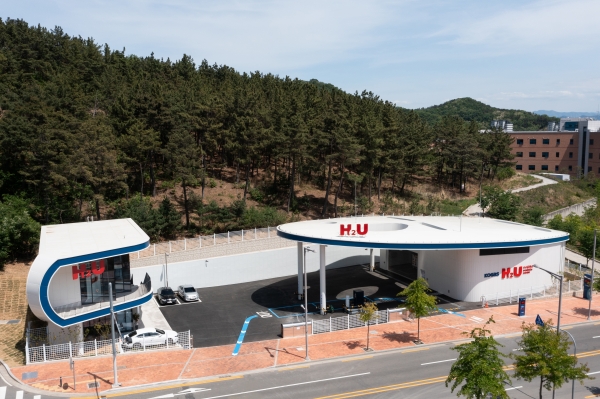 한국가스공사의 대구혁신도시 수소충전소 H2U 전경 (사진=한국가스공사)