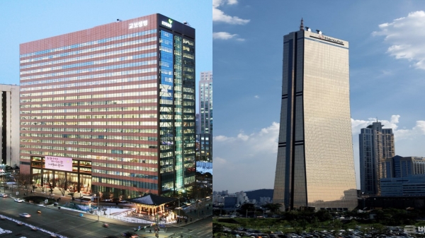 왼쪽부터 교보생명·한화생명 본사 (사진=각 사)