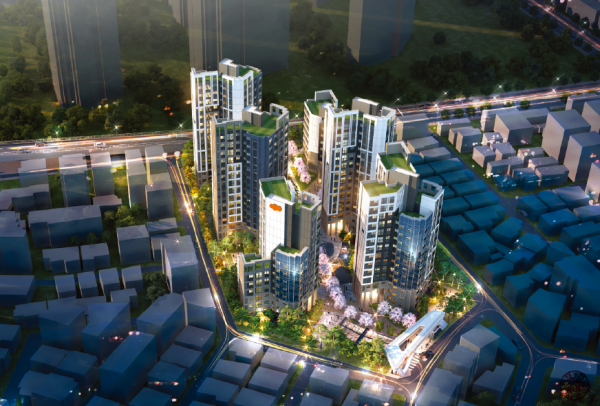 서울 중화역2의1구역 가로주택정비사업 조감도. (사진=DL건설)