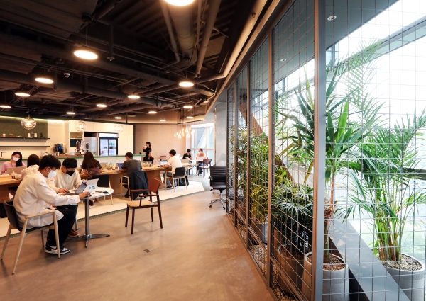 서울 종로구 공평동 종로타워에서 출범한 'SK그린캠퍼스' 내 공유오피스 풍경 (사진=SK수펙스추구협의회)