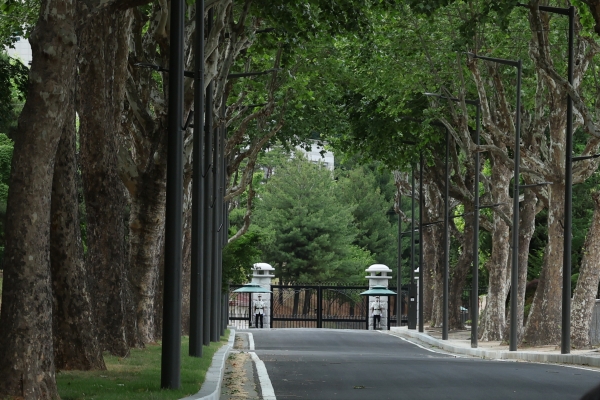 가로수길이 우거진 용산공원. (사진=연합뉴스)