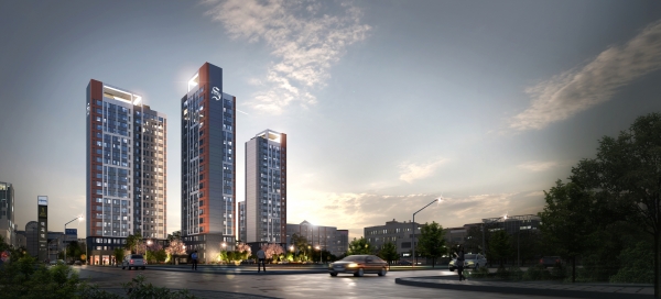 부천 괴안동 일원 가로주택정비사업 조감도. (사진=중흥토건)