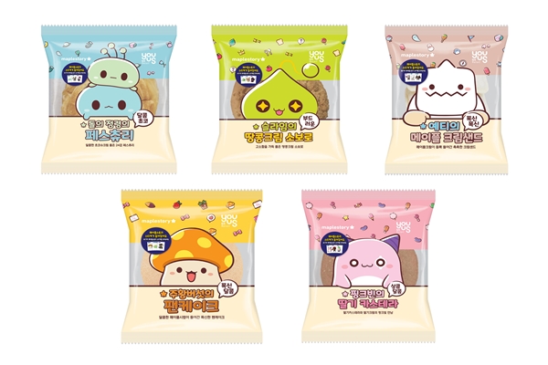 메이플스토리빵 5종 (사진=GS리테일)