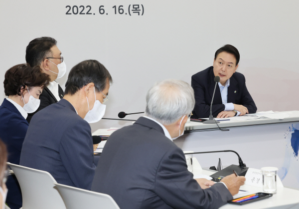 윤석열 대통령이 발언하고 있다. (사진=연합뉴스)