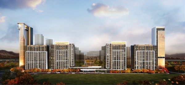 경기 군포 산본 무궁화주공1단지리모델링 조감도. (사진=현대건설)