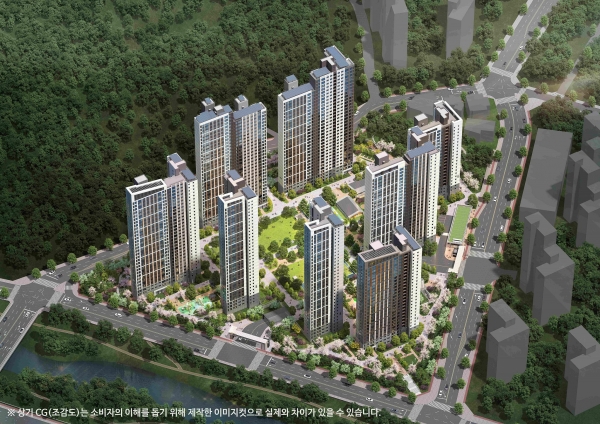 힐스테이트 마크로엔 조감도.(사진=현대건설)