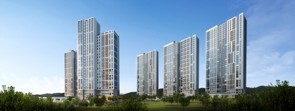 경산 하양지구 우미린 에코포레 투시도.(사진=우미건설)