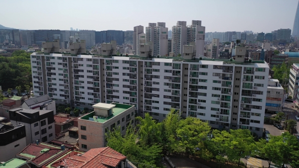 문정현대아파트 리모델링 전경.(사진=쌍용건설)