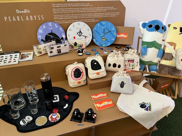 '펄어비스 X 두들릿' 굿즈. (사진=펄어비스)