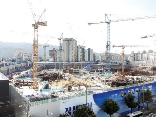 서울의 한 건설 현장 모습 (사진=서울파이낸스DB)