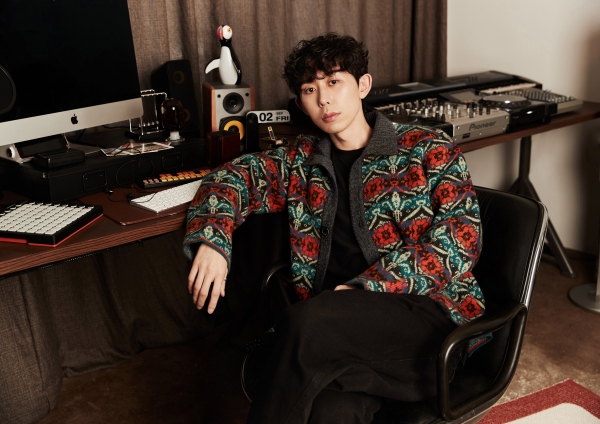 코드 쿤스트를 모델로 기용한 커스텀멜로우 가을·겨울 화보 (사진=코오롱인더스트리FnC부문)