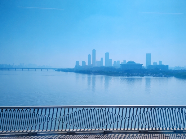 국회가 있는 여의도 일대의 시계가 흐릿하다. (사진=김무종 기자)