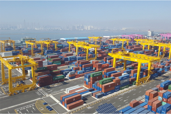 인천 연수구 송도동 인천신항 내 컨테이너부두 (사진=인천항만공사)