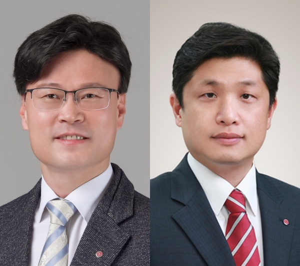 LG이노텍 조지태 전무, 노승원 전무. (사진=LG이노텍)