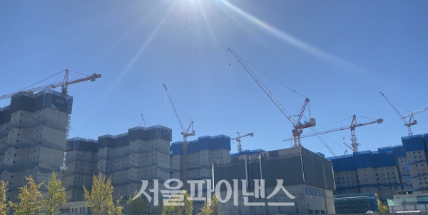 둔촌주공 공사 현장 (사진=오세정 기자)