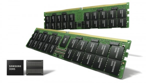 삼성전자 업계 최선단 14나노 DDR5 D램 (사진=삼성전자)