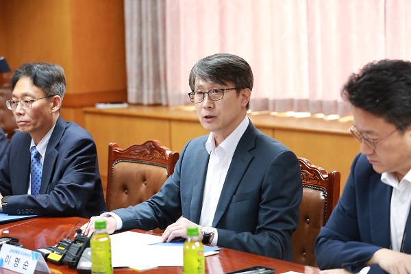 이명순 금융감독원 수석부원장이 3일 오후 서울 여의도 금융감독원에서 열린 간담회에서 발언하고 있다. (사진=)