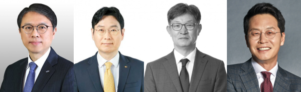 (왼쪽부터) 김대환 삼성카드 대표, 이창권 KB국민카드 대표, 최현석 BC카드 대표, 조좌진 롯데카드 대표. (사진=각 사)