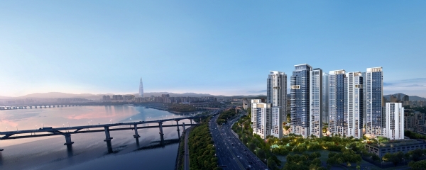 청담 르엘 조감도. (사진=롯데건설)