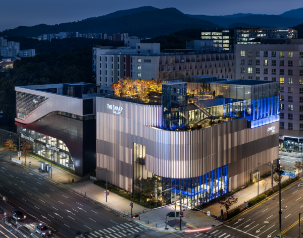 더샵갤러리 야경 (사진=포스코이앤씨)