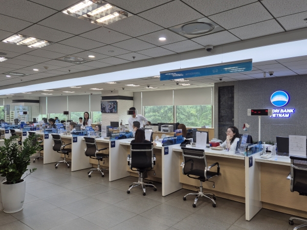 베트남우리은행 영업점 내부 (사진=본사DB)