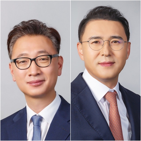이지스자산운용의 이규성 대표, 강영구 대표. (사진=이지스자산운용)