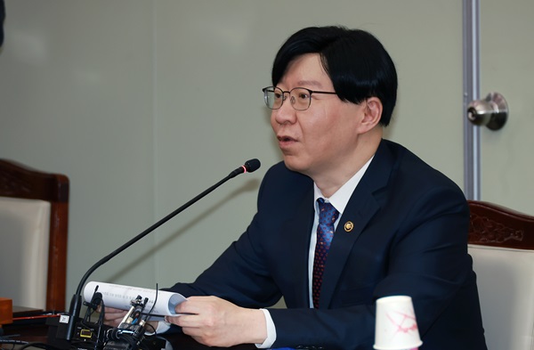 김소영 금융위원회 부위원장이 6일 오후 서울 종로구 정부서울청사에서 열린 제1차 가상자산위원회 회의에서 발언하고 있다. (사진=금융위원회)