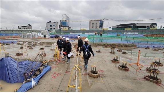 광주전남혁신 B7블록 신축 공사 현장. (사진=부영)