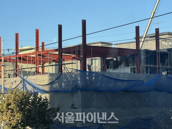 서울 한 공사현장 (사진=오세정 기자)