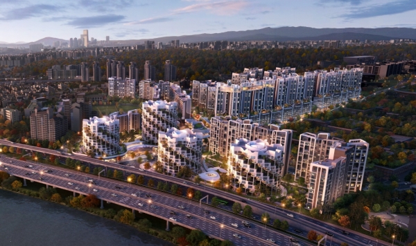 래미안 글로우힐즈 제안 조감도. (사진=삼성물산)