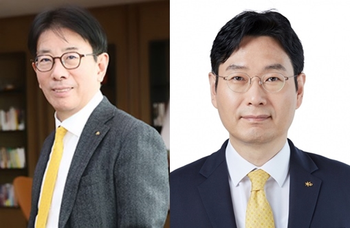 이재근 KB금융 글로벌부문장(왼쪽), 이창권 디지털 및 IT부문장 (사진=KB금융)