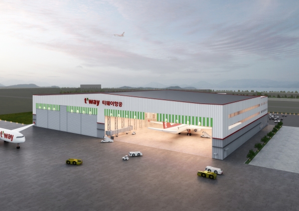 티웨이항공 자체 정비시설 조감도 (사진=티웨이항공)