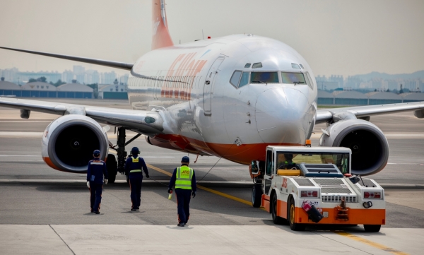 제주항공의 지상조업 자회사 JAS가 지상 조업 업무를 하고 있다 (사진=제주항공)