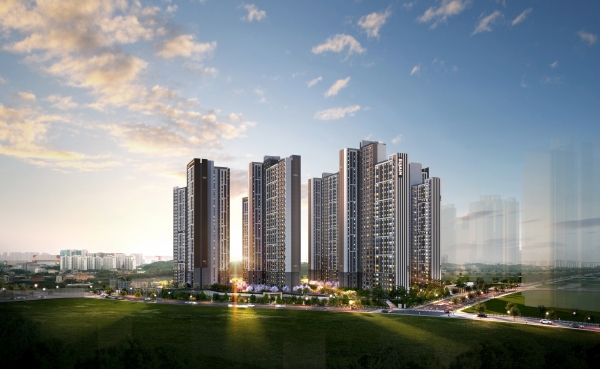 평택 브레인시티 수자인 투시도.(사진=BS한양)