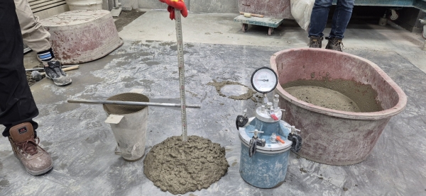 블루멘트 시연회 (사진=삼표시멘트)