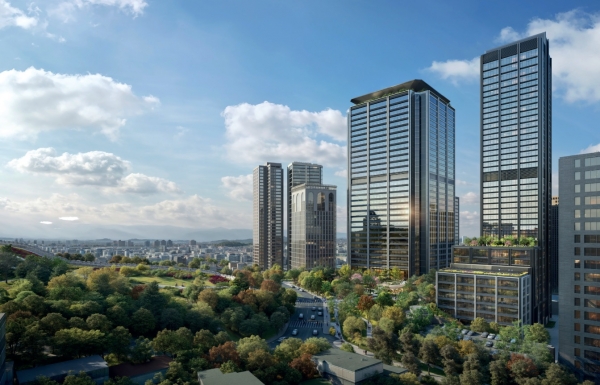 서울역 밀레니엄 힐튼호텔 부지 개발사업 조감도 (사진=현대건설)