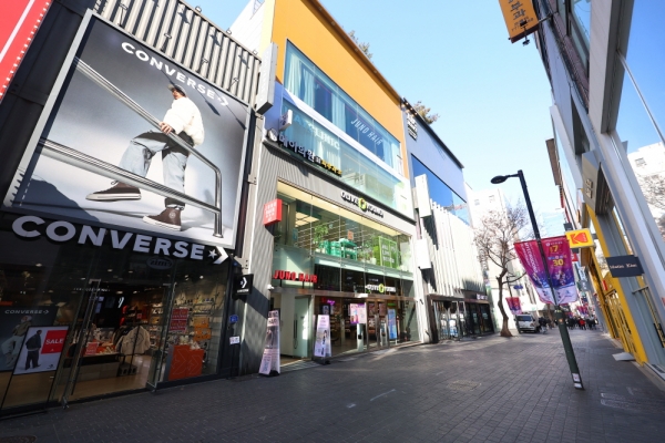 한산한 서울 명동 거리 모습. (사진=연합뉴스)