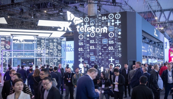 MWC25 전시장 내 SKT 부스 (사진=SKT)