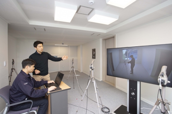 'H 사일런트 랩' 층간소음 측정 검사 이미지 (사진=현대건설)