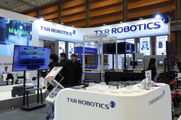 유진그룹 계열 티엑스알로보틱스, ‘AW 2025’서 로봇 물류 자동화 솔루션으로 선봬(사진=티엑스알로보틱스)