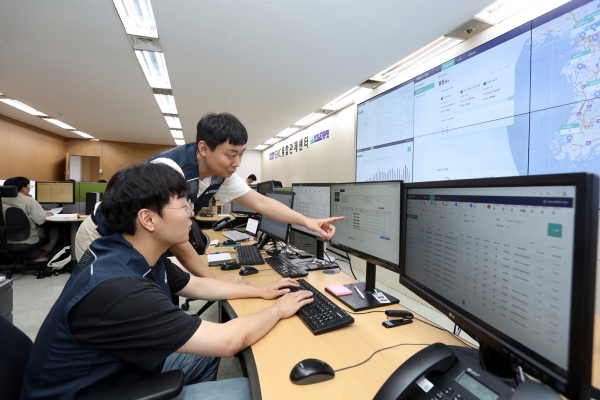 현대엔지니어링이 운영하고 있는 EVC 통합관제센터 (사진=현대엔지니어링)