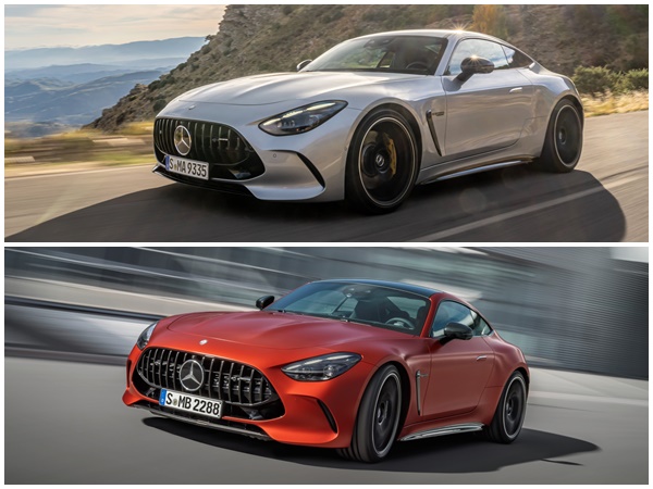 메르세데스-벤츠코리아의 '메르세데스-AMG GT 55 4MATIC+(위)'과 '메르세데스-AMG GT 63 S E 퍼포먼스'. (사진=메르세데스-벤츠코리아)