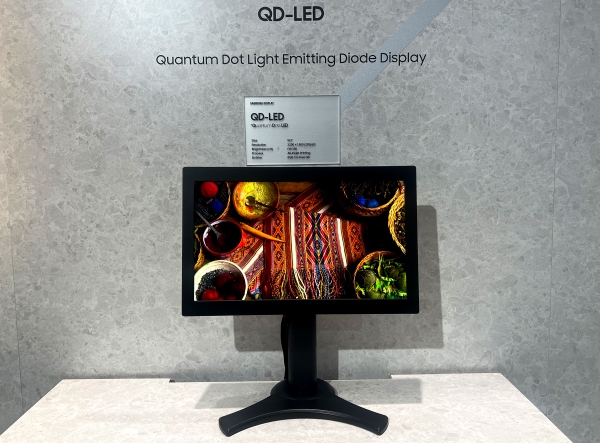 삼성디스플레이가 선보인 QD-LED. (사진=삼성디스플레이)