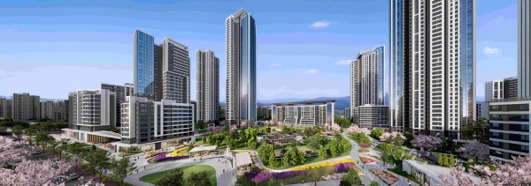 장위8구역 공공재개발 단지 투시도 (사진=삼성물산)