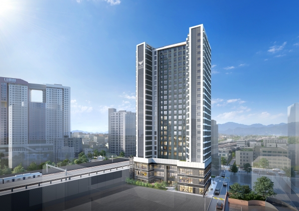 용산 남영역 롯데캐슬 헤리티지 투시도 (사진=롯데건설)