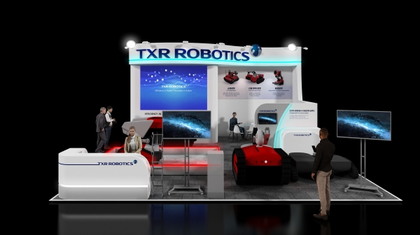 티엑스알로보틱스 `2025 국제소방안전박람회` 부스 조감도(사진=유진그룹)