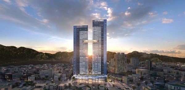 연신내역 도심 공공주택 복합사업 야경조감도 (사진=금호건설)