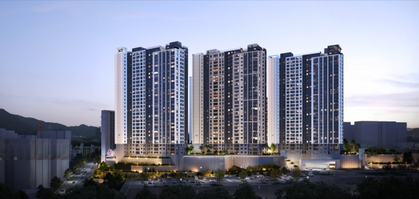 양산자이 파크팰리체 투시도(사진=GS건설)