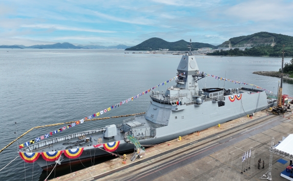 SK오션플랜트 경북함 진수식 (사진=SK오션플랜트)