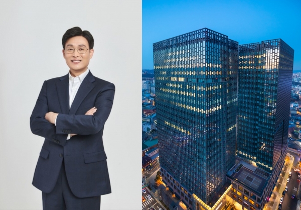 조완석 금호건설 대표이사 사장, 금호건설 사옥 전경 (사진=금호건설)